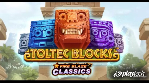 Casino Slots Fire Blaze Toltec Blocks