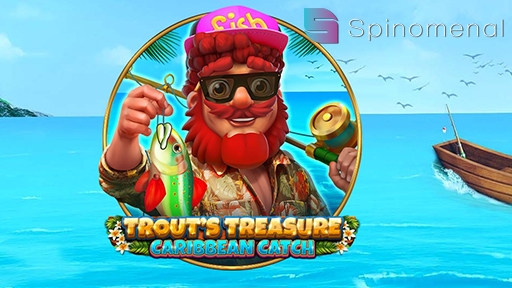 Casino Slots Trouts Treasure  Caribbean Catch