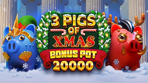 Play online Casino 3 Pigs of Xmas Bonus Pot 20000